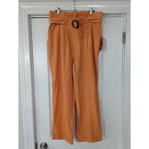 Ci Sono Orange Straight Leg Pants